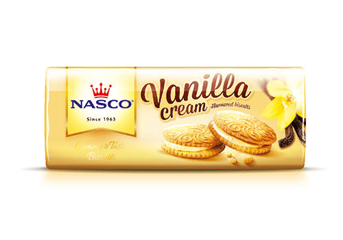 Nasco Vanilla Cream Biscuit 100g